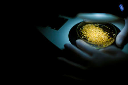 Production line pharmaceutical industry. Manufacturing of drugs and medications, pharmaceuticals.の写真素材