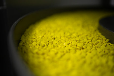 Production line pharmaceutical industry. Manufacturing of drugs and medications, pharmaceuticals.の写真素材
