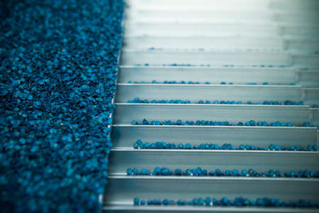 Production line pharmaceutical industry. Manufacturing of drugs and medications, pharmaceuticals.の写真素材