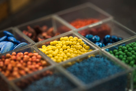 Production line pharmaceutical industry. Manufacturing of drugs and medications, pharmaceuticals.の写真素材