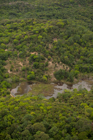 Aerial view of body of water - river - rivers. High quality photoの写真素材