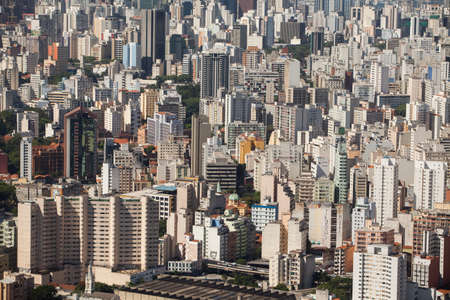 SAO PAULO BRAZIL CITY AERIAL VIEW. High quality photo