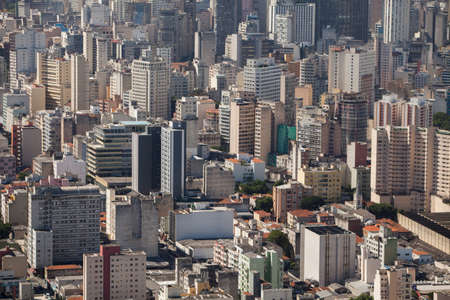 SAO PAULO BRAZIL CITY AERIAL VIEW. High quality photoのeditorial素材