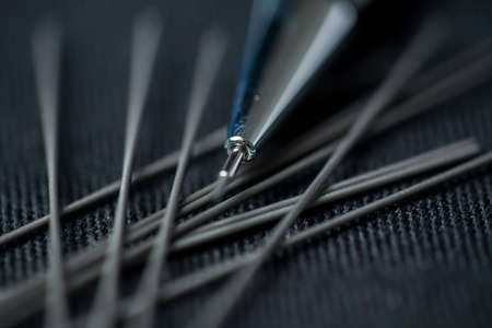 Colorful plastic ballpoint pens. high quality photoの写真素材