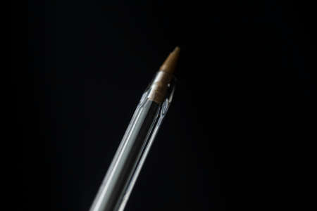 Black automatic pencil still detail and eraser - high quality photoの写真素材