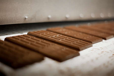Chocolate production factory - production line. High quality photoChocolate production factory - production lineの写真素材