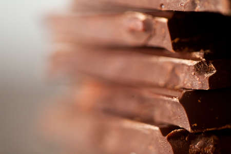 Chocolate bars and pieces. Still detail. High quality photoChocolate bars and piecesの写真素材