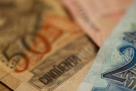 50 reais brazil real money currency reaisの写真素材
