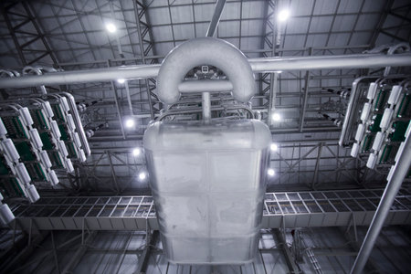 Modern Energy Industrial Plant. high quality photoの写真素材