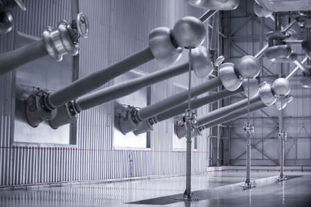 Modern Energy Industrial Plant. high quality photoの写真素材