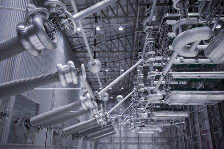 Modern Energy Industrial Plant. high quality photoの写真素材