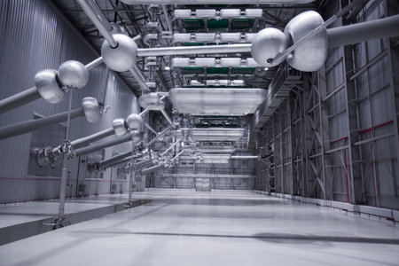 Modern Energy Industrial Plant. high quality photoの写真素材