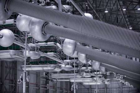 Modern Energy Industrial Plant. high quality photo