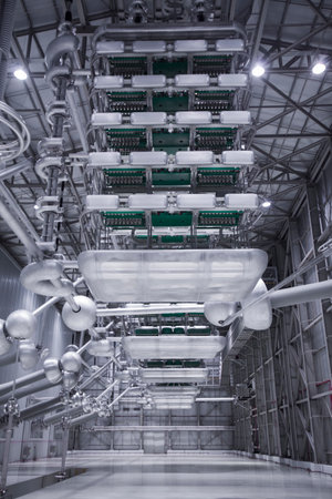 Modern Energy Industrial Plant. high quality photoの写真素材