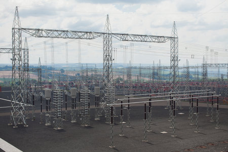 Modern Energy Industrial Plant. high quality photoの写真素材