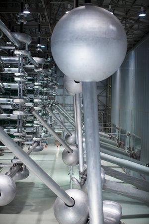 Modern Energy Industrial Plant. high quality photoの写真素材