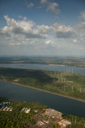 hydroelectric energy power plant water . high quality photoの写真素材