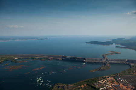 hydroelectric energy power plant water . high quality photoの写真素材