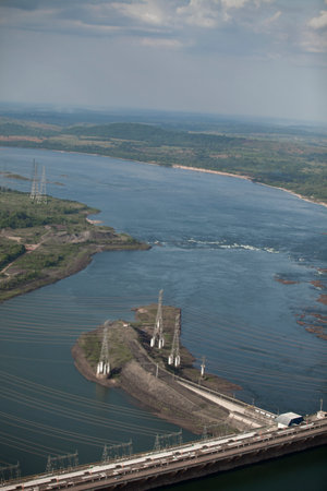 hydroelectric energy power plant water . high quality photoの写真素材