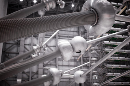 Modern Energy Industrial Plant. high quality photoの写真素材