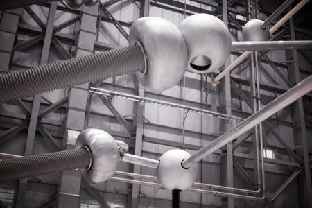 Modern Energy Industrial Plant. high quality photoの写真素材