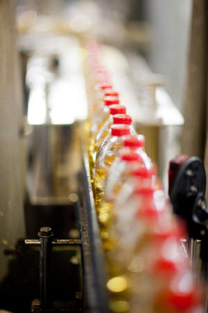 BOTTLE FACTORY. inside industrial plant. high quality photo