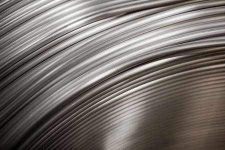 COPPER FACTORY. CLOSE UP, DETAIL OF COPPER High quality photoの写真素材
