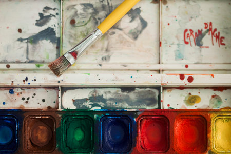 concept of early childhood development. children's toys and tools made of wood. educational toys. high quality photoの写真素材