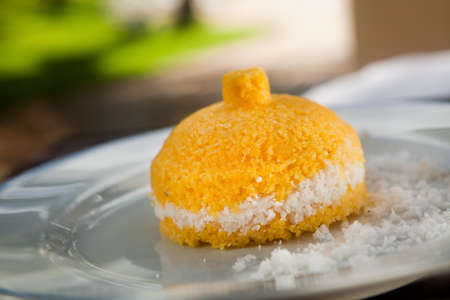 Brazilian Stuffed Tapioca crepes. Flatbread made from cassava. Food background. high quality photoの写真素材
