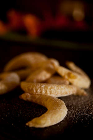 Fancy Brazilian Tapioca chips. Flatbread made from cassava. Food background. high quality photoの写真素材