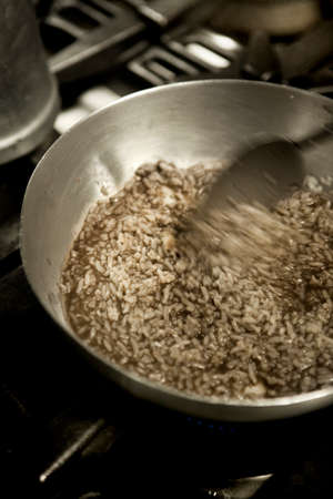 Typical Brazilian dish - rice and beans. Made with black beans. Food background. high quality photoの写真素材