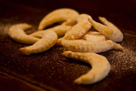 Fancy Brazilian Tapioca chips. Flatbread made from cassava. Food background. high quality photoの写真素材