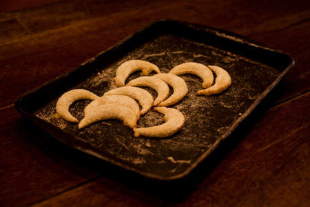 Fancy Brazilian Tapioca chips. Flatbread made from cassava. Food background. high quality photoの写真素材