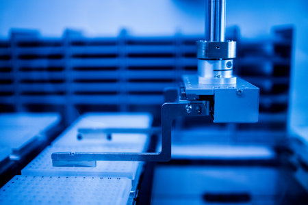 Production line pharmaceutical industry. Manufacturing of drugs and medications, pharmaceuticals....