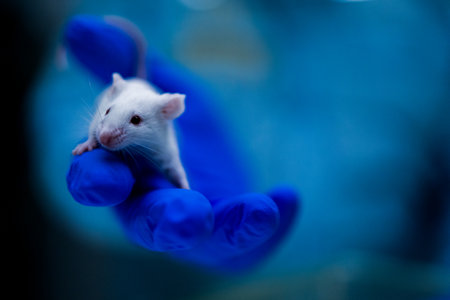 Production line pharmaceutical industry. Manufacturing of drugs and medications, pharmaceuticals. Technician, scientist works in a scientific laboratoryの写真素材