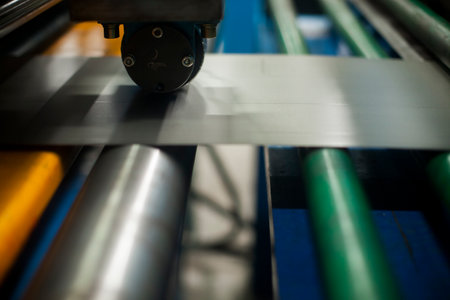 Factory constructions, industry technology, interior manufacturing, production line