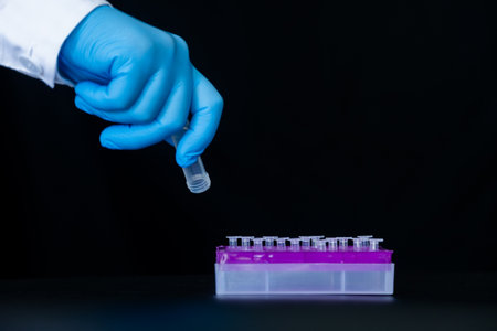 Production line pharmaceutical industry. Manufacturing of drugs and medications, pharmaceuticals.の写真素材