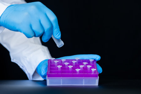 Production line pharmaceutical industry. Manufacturing of drugs and medications, pharmaceuticals.の写真素材