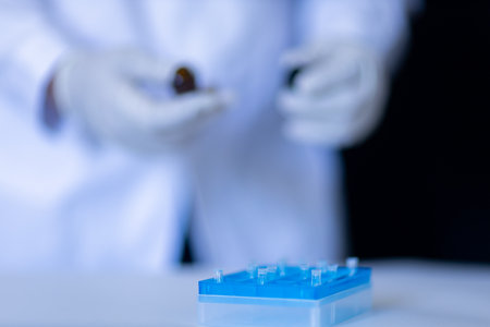 Production line pharmaceutical industry. Manufacturing of drugs and medications, pharmaceuticals.
