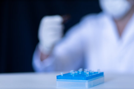 Production line pharmaceutical industry. Manufacturing of drugs and medications, pharmaceuticals.の写真素材