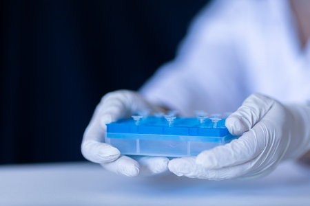 Production line pharmaceutical industry. Manufacturing of drugs and medications, pharmaceuticals.の写真素材