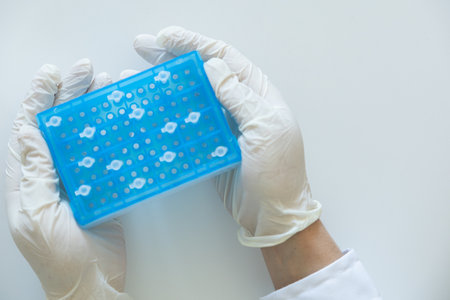 Production line pharmaceutical industry. Manufacturing of drugs and medications, pharmaceuticals.の写真素材