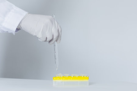 Production line pharmaceutical industry. Manufacturing of drugs and medications, pharmaceuticals.の写真素材