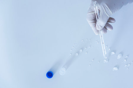 Production line pharmaceutical industry. Manufacturing of drugs and medications, pharmaceuticals.の写真素材