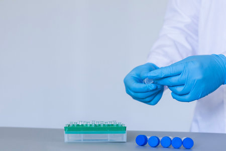 Production line pharmaceutical industry. Manufacturing of drugs and medications, pharmaceuticals.