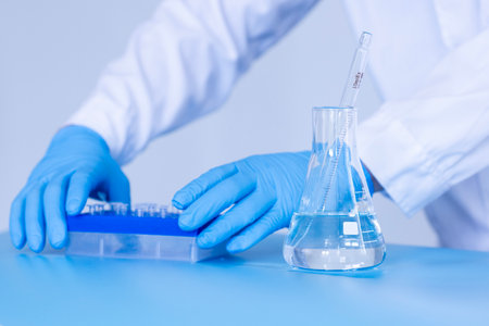 Production line pharmaceutical industry. Manufacturing of drugs and medications, pharmaceuticals....