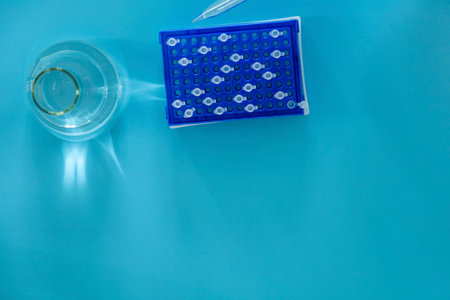 Production line pharmaceutical industry. Manufacturing of drugs and medications, pharmaceuticals. laboratoryの写真素材