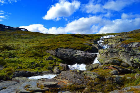 Beautiful Norway nature during hike