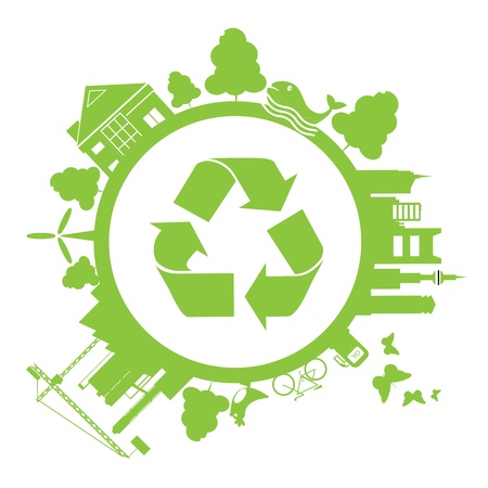 save earth greenのイラスト素材