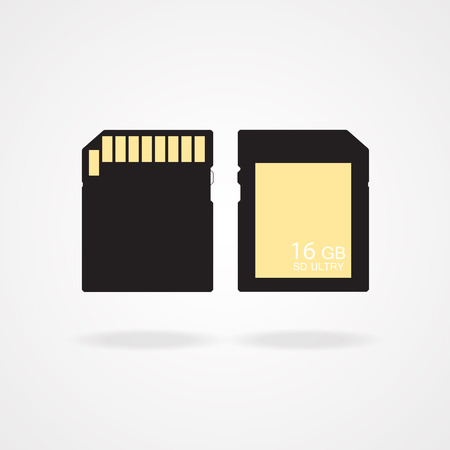 Memory card ,Illustration のイラスト素材